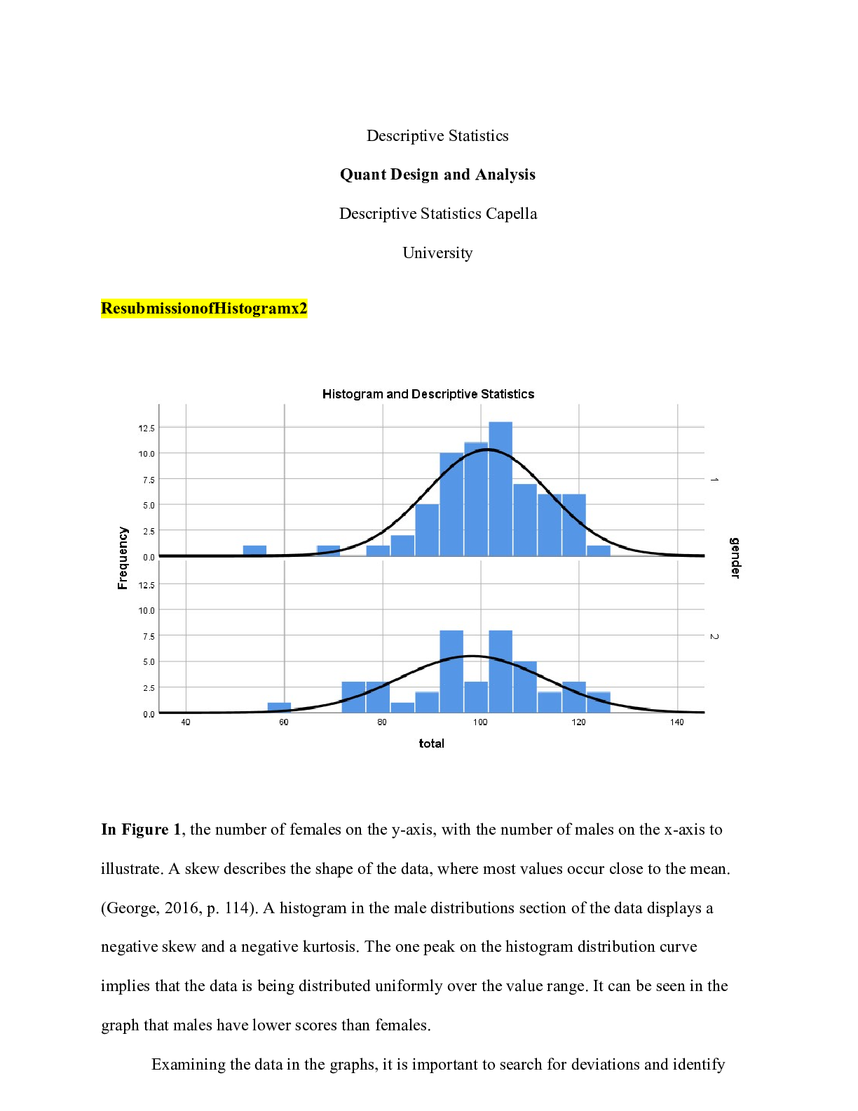Preview image of Descriptive.docx    Descriptive Statistics  Quant Design and Analysis Descriptive Statisti document